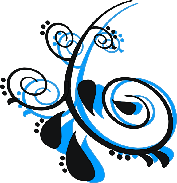 Black Scroll Png (576x595), Png Download