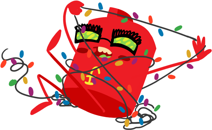 Lightstringbot - Pat (1000x704), Png Download