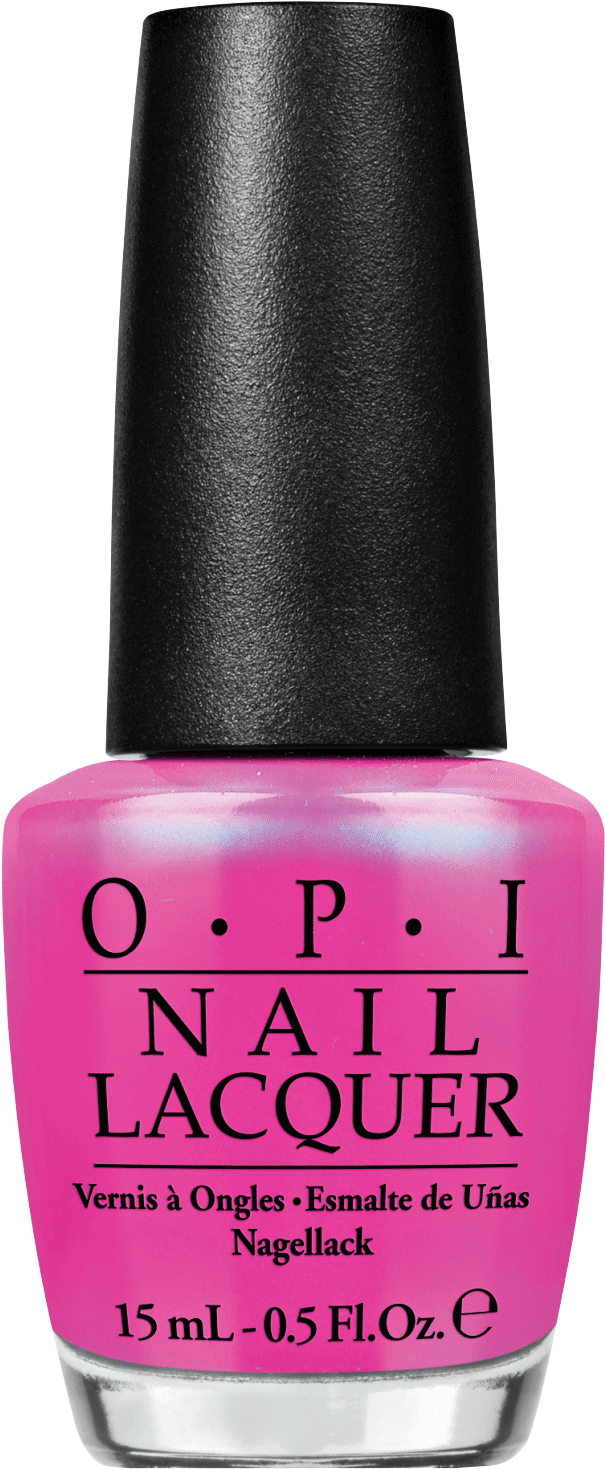 Hot Pink Nail Polish Opi (1500x1500), Png Download