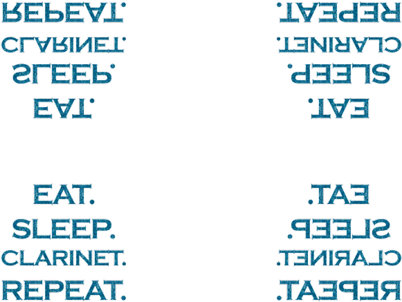 Eat Sleep Clarinet Repeat Mermaid Ocean Blue Glitter (800x600), Png Download