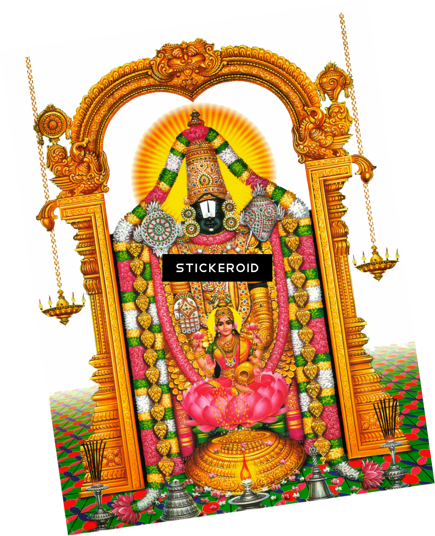 Venkateswara Hinduism - God Venkatesh Images Hd (1423x1753), Png Download