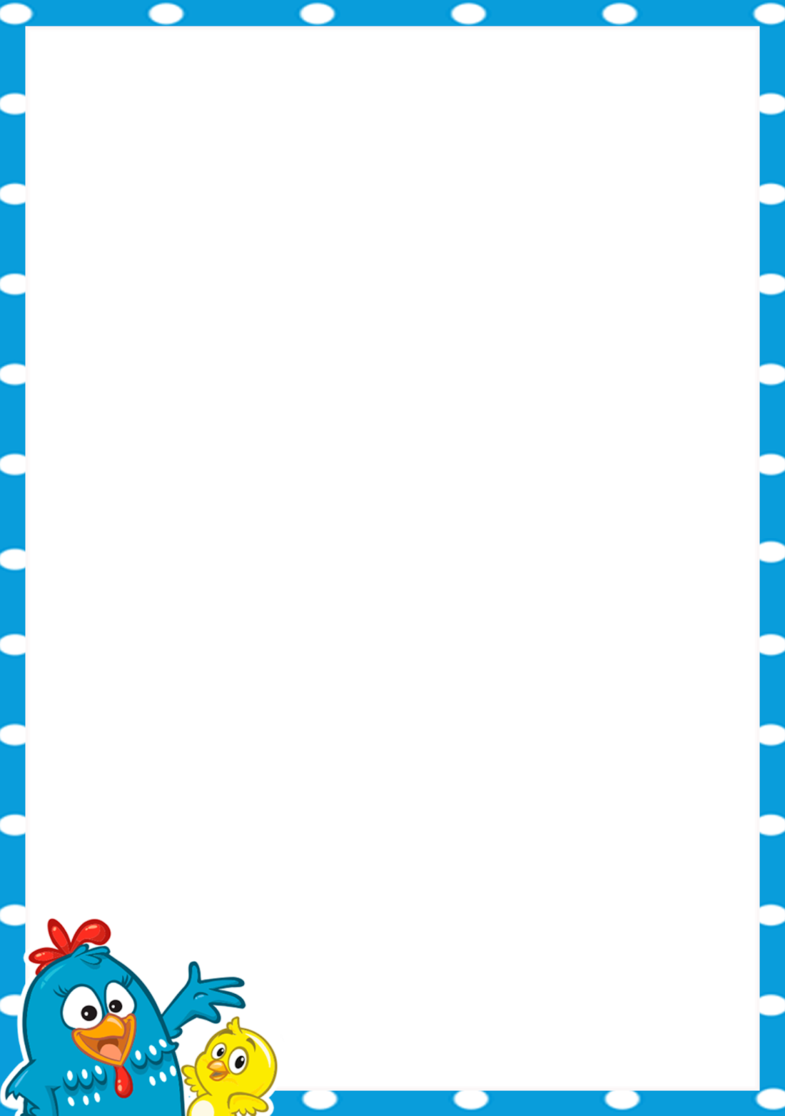 Galinha Pintadinha Moldura Para Fotos Vertical - Galinha Pintadinha (1126x1600), Png Download