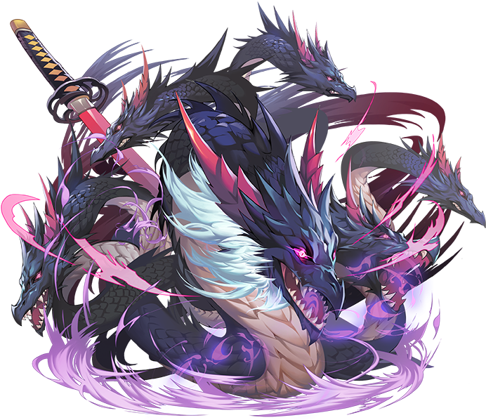 Eight-headed Orochi - Monster Warlord Ragnarok (700x598), Png Download