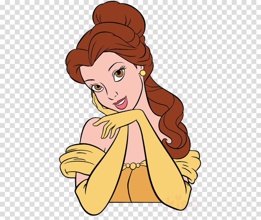 Disney Princess Clipart Belle Beauty And The Beast - Troll Face (900x760), Png Download