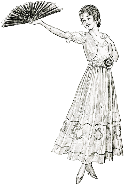 Victorian Woman Png (720x720), Png Download