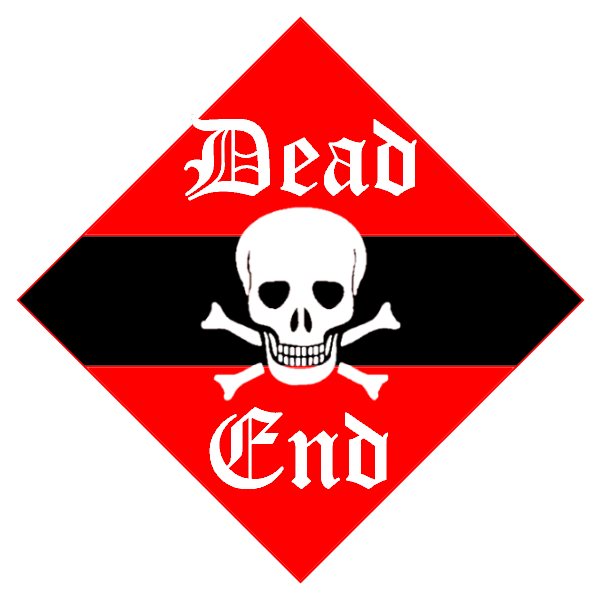 9 Dead End4 - Dead Kennedys Old English Logo Sticker (600x600), Png Download