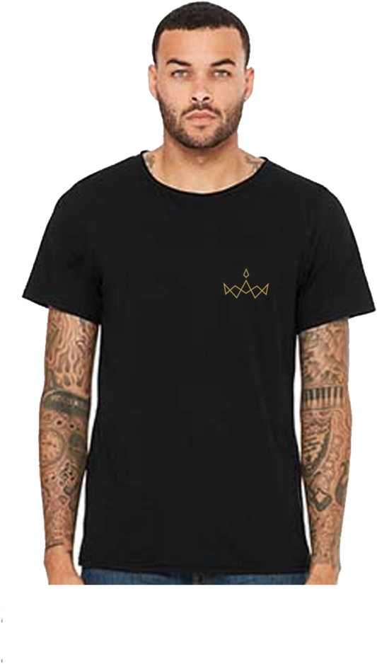 Black Crown Unisex Triblend Tee - Misky & Stone Good Times Only Pin Up Doll Left (819x1024), Png Download