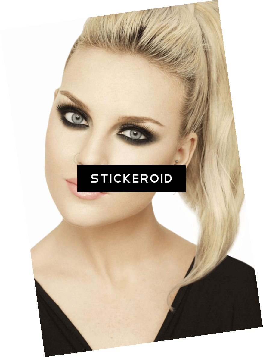 Perrie Edwards Blonde - Eye Liner (874x1185), Png Download