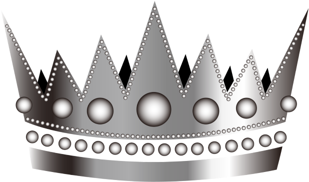 Silver Crown Cartoon (1024x1024), Png Download