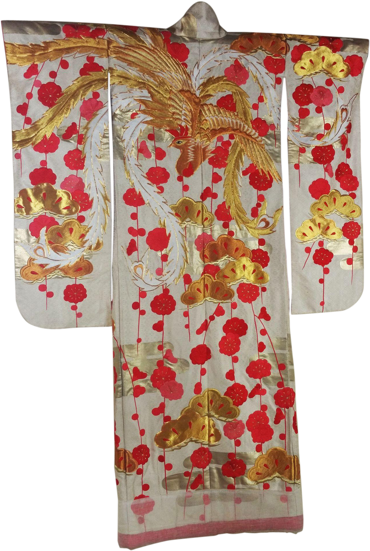 Traditional Vintage Japanese Wedding Uchikake Kimono - Edo Period Kimono (1910x1910), Png Download