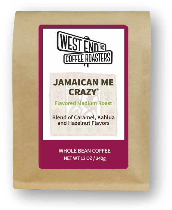 West End Coffee Roasters Whole Bean Coffee Jamaican (613x700), Png Download