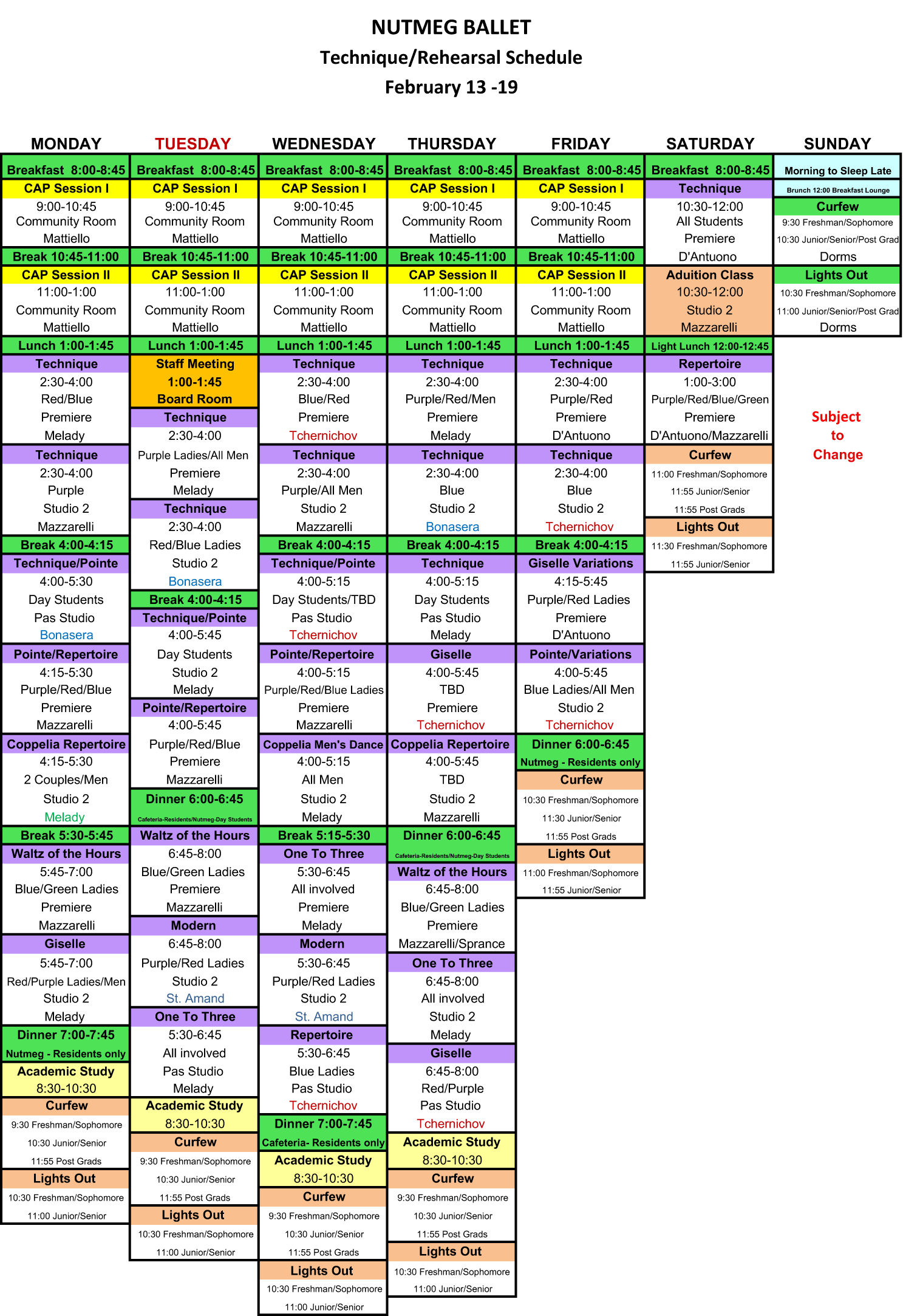 Nutmeg Schedule Feb - Lilac (1487x2166), Png Download