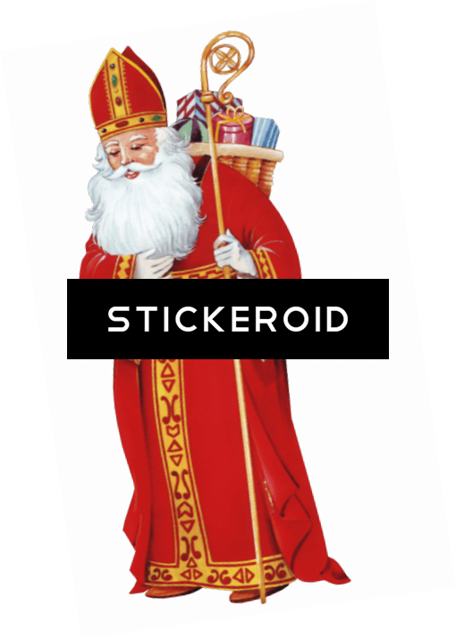 St Nicholas Vintage - Lion Dance (510x715), Png Download