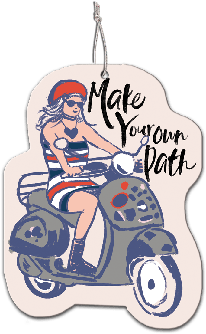 Motor Girl Air Freshener (1200x1200), Png Download