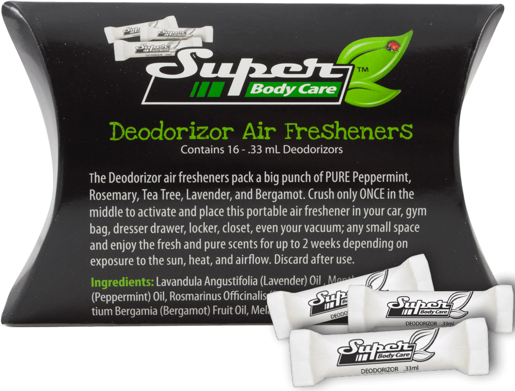 Deodorizor Air Freshener 16-pack - Super Body Care Shower Gel, Shampoo, & Hand Soap (1024x1024), Png Download