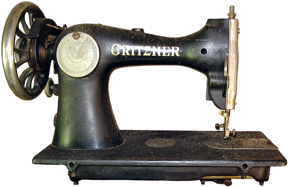 Old Fashioned Sewing Machine - Old Sewing Machine Png (960x676), Png Download