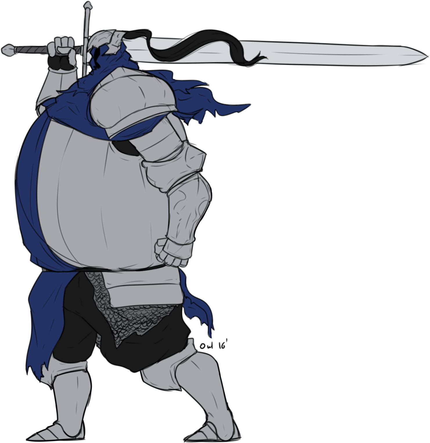 Fat Artorias (1508x1552), Png Download