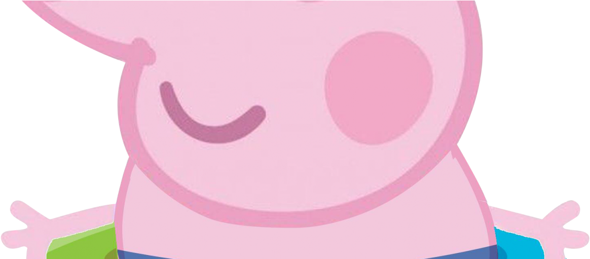 George Pig (1195x510), Png Download