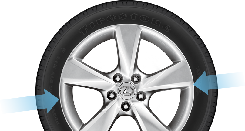 Lexus Tire (808x432), Png Download