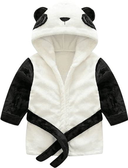 Petite Bello Bathrobe 2t Baby Panda Bathrobe - Panda Pyjama For Girls (600x600), Png Download