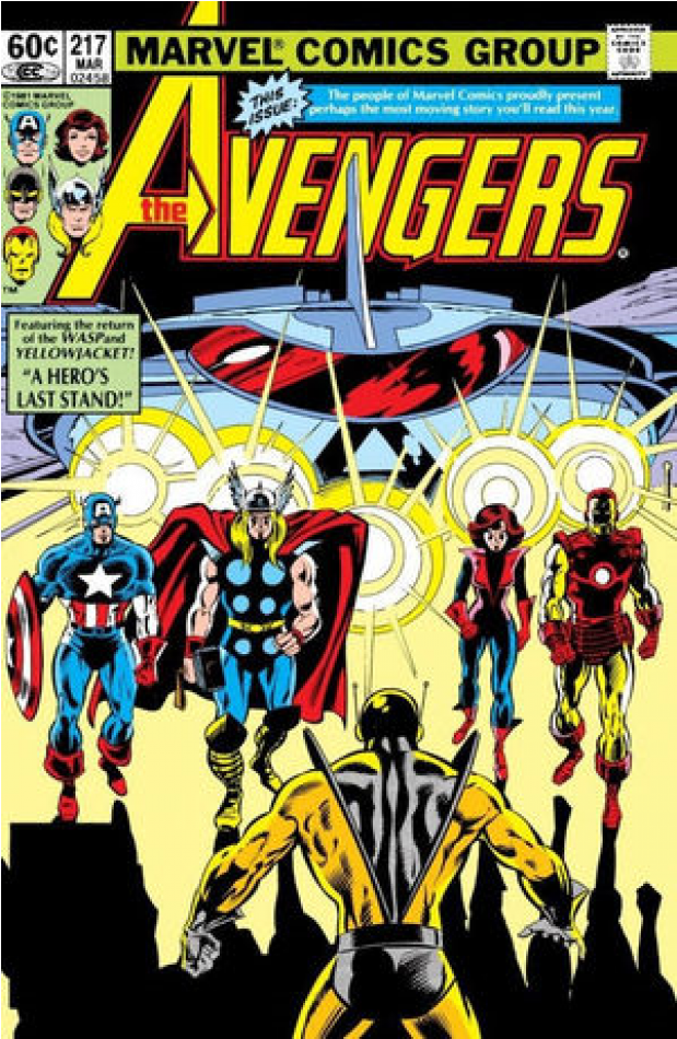 Купете Comics 1982-03 The Avengers (950x950), Png Download