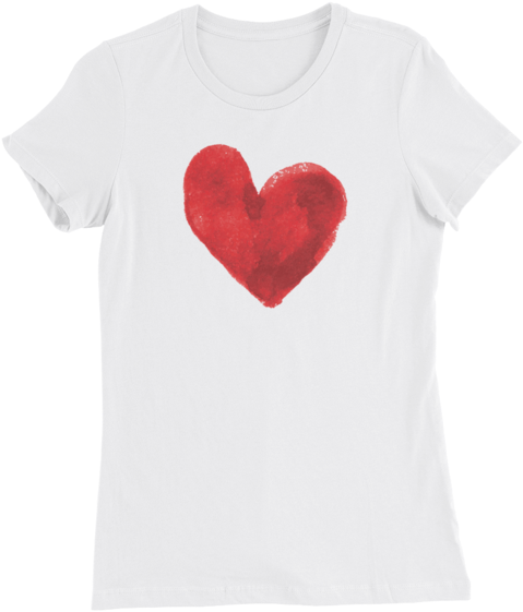 Love - Heart Watercolor - T-shirt - Intermittent Fasting (600x600), Png Download