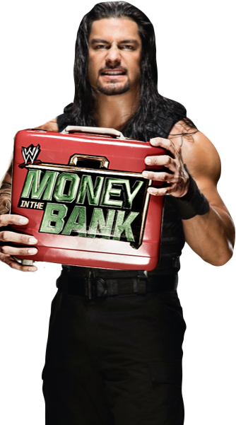 Am I Bad 'bout That Money - Roman Reigns Mitb Png (334x601), Png Download