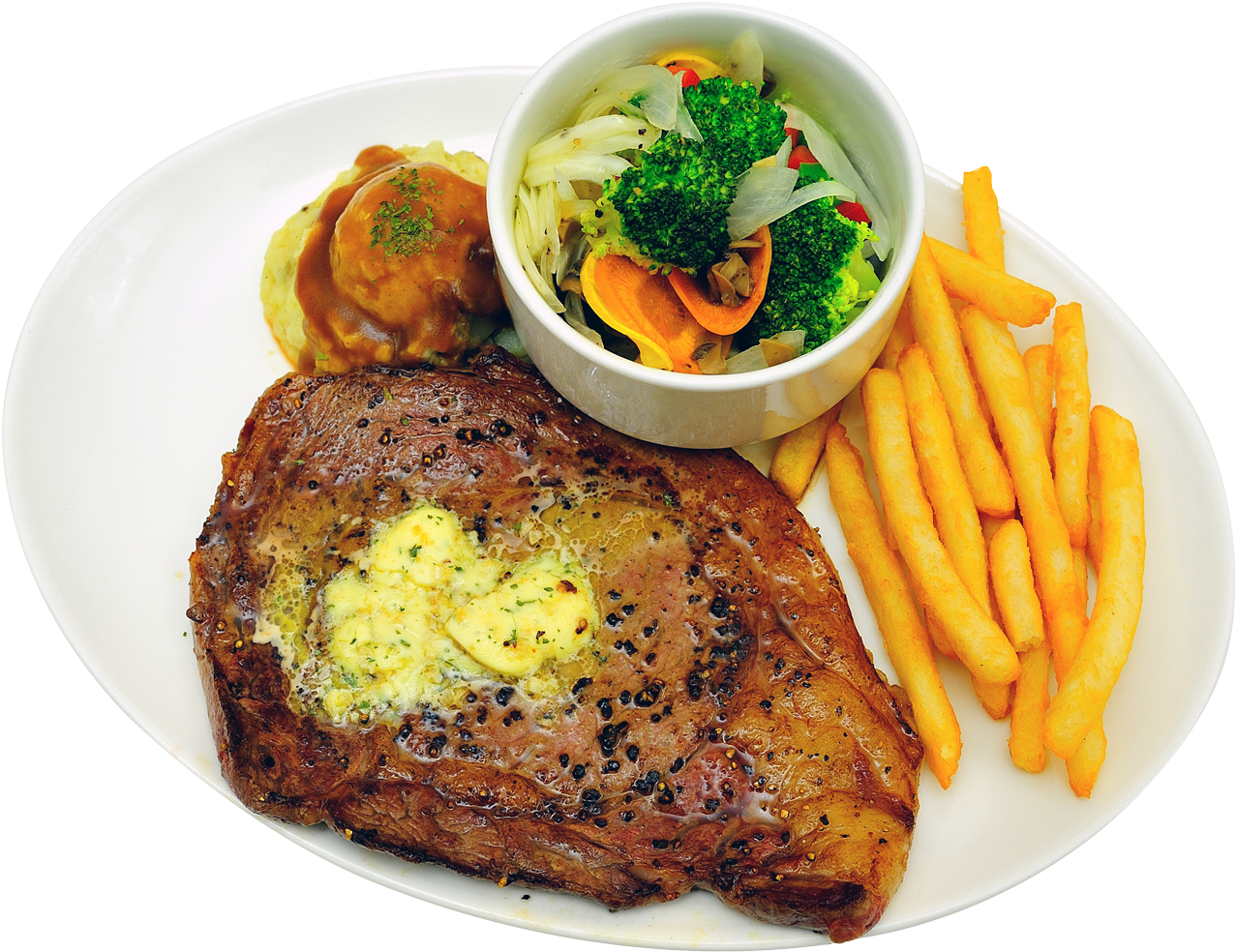 Food Plate Png Transparent Image - Food Plate Top View Png (500x392), Png Download
