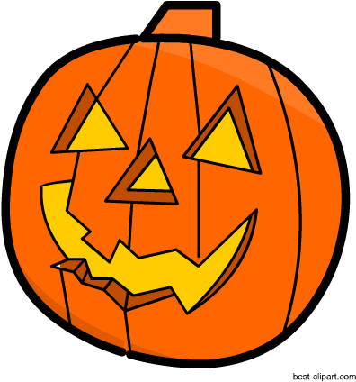 Free Halloween Jack O Lantern Carved Pumpkin Clip Art - Simbolo De Proteccion Civil (450x450), Png Download
