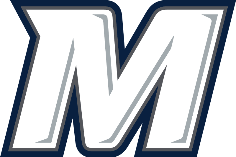 Monmouth Athletics M - Monmouth University M (800x533), Png Download