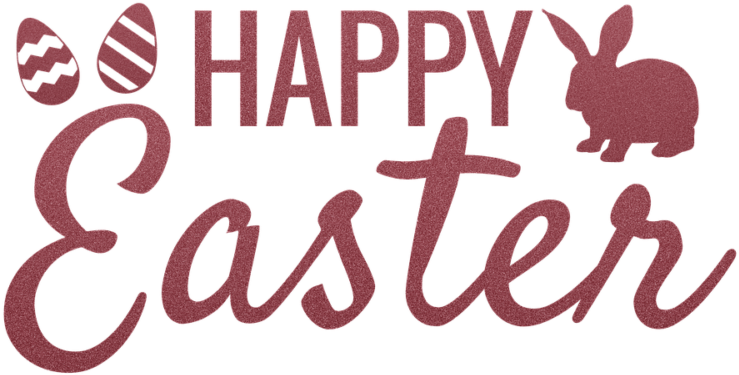Happy Easter Easter Holiday Happy Spring E - Happy Easter Text Png (680x340), Png Download