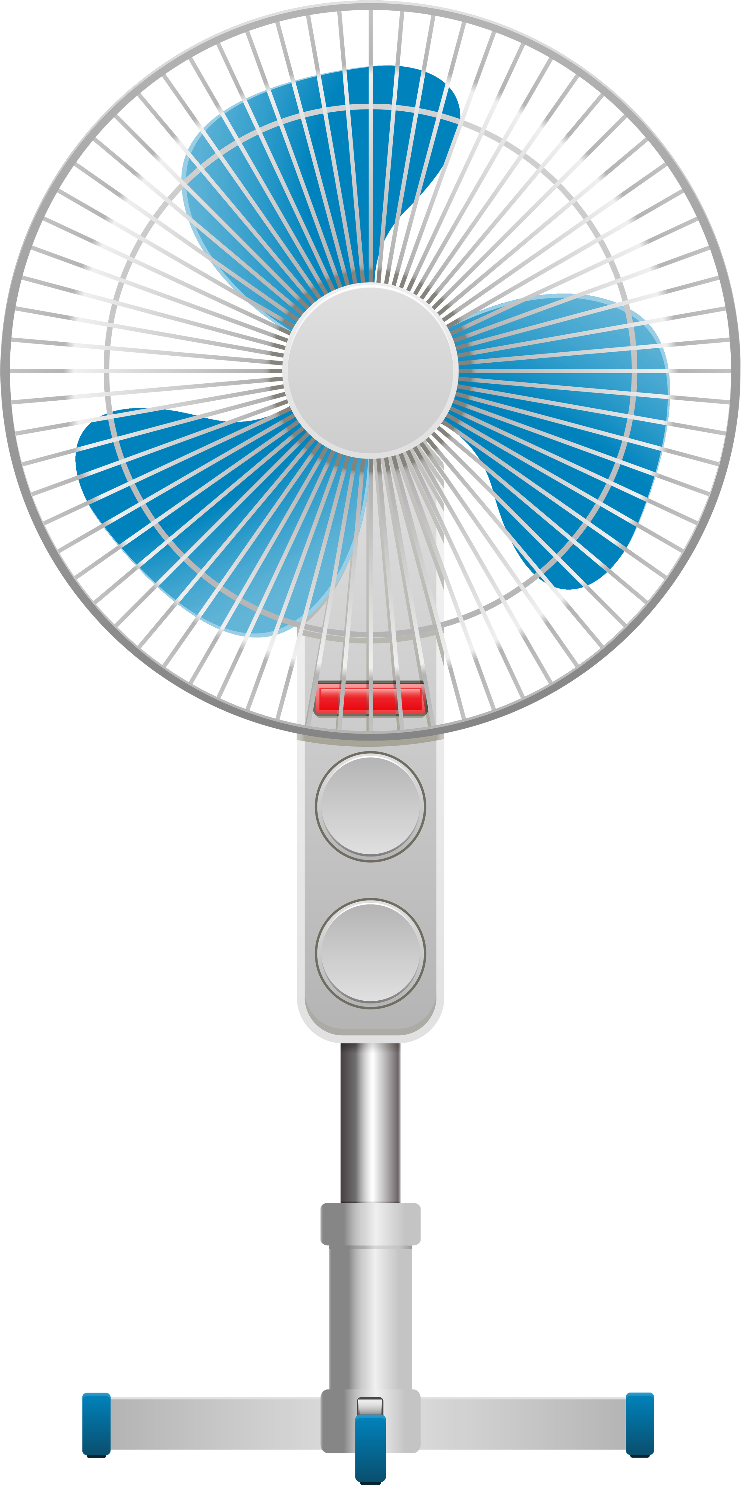 Pedestal Fan Png Clip Art - Pedestal Fan Png (2654x5000), Png Download