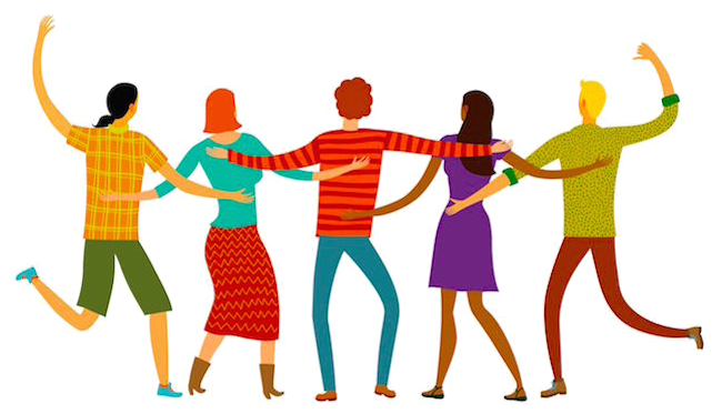 Friends Png Pic - Happy Friendship Day Pepole (640x427), Png Download