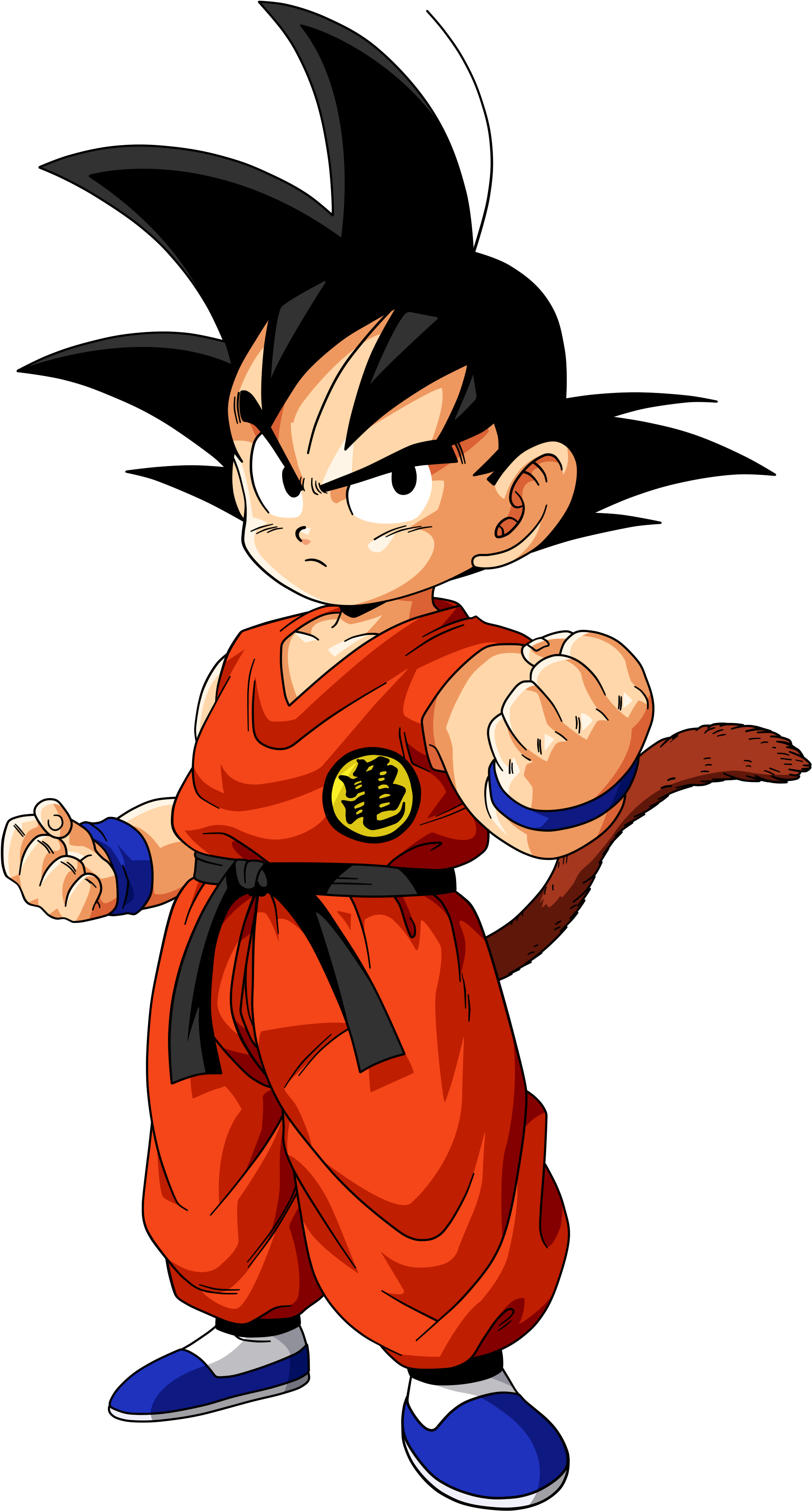 Stock Shonen Hero - Son Goku Dragon Ball (1960x3650), Png Download