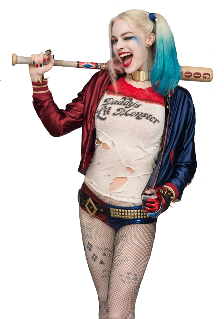 Baseball Halloween Costume, Harley Quinn Halloween - Harley Quinn Png (730x1094), Png Download