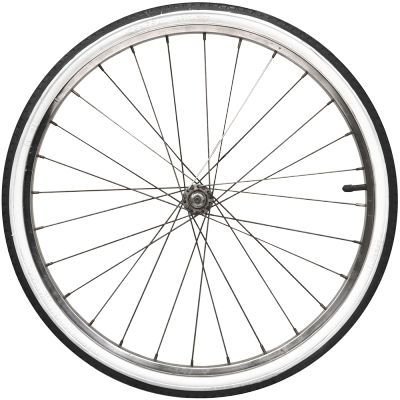 Bike Tire Png Transparent Bike Tire - Bicycle Wheel Vintage (400x400), Png Download