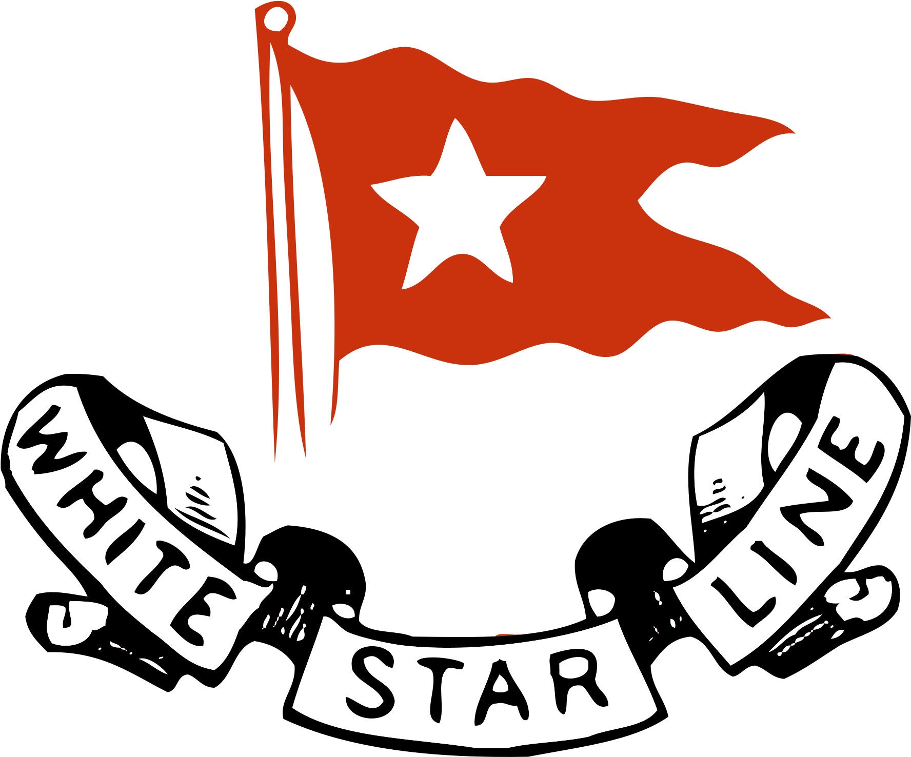 White Star Line - White Star Line Logo (2000x1679), Png Download