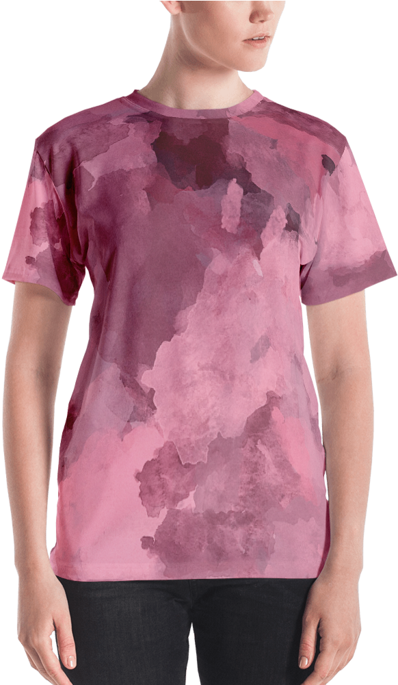 Wine Watercolor Women's T Shirt T Shirt Zazuze - T-shirt (1000x1000), Png Download