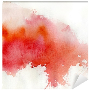 Red Spot, Watercolor Abstract Hand Painted Background - Red Watercolour (400x400), Png Download