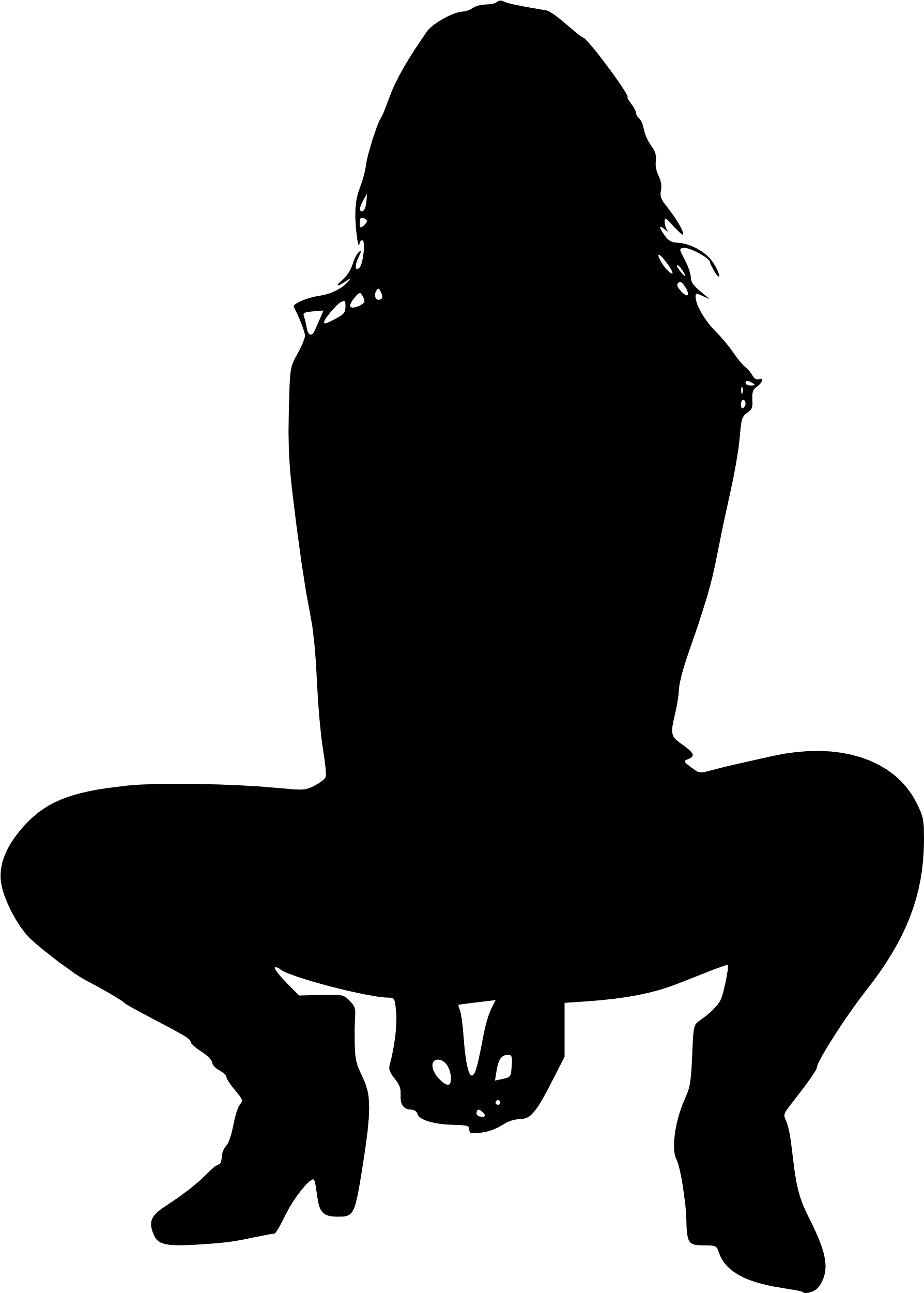 Free Download - Woman Silhouette Png (2014x2818), Png Download