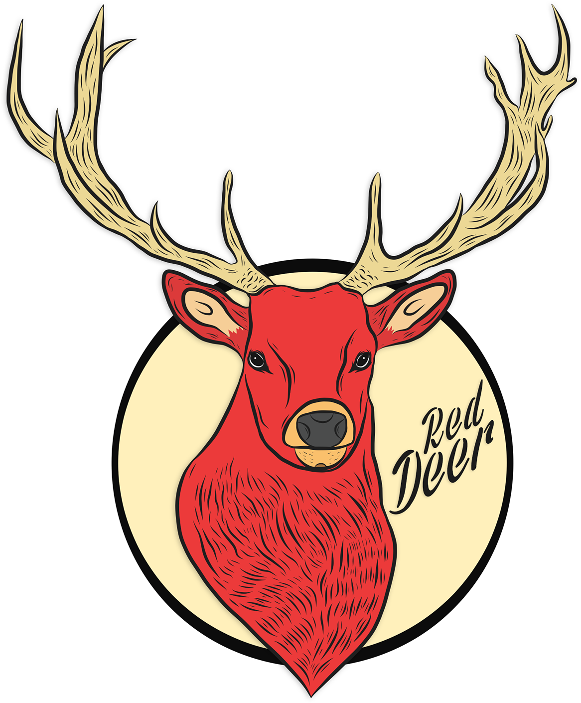 Snapchat Filters Clipart Deer - Red Deer Snapchat Filter (1200x1600), Png Download