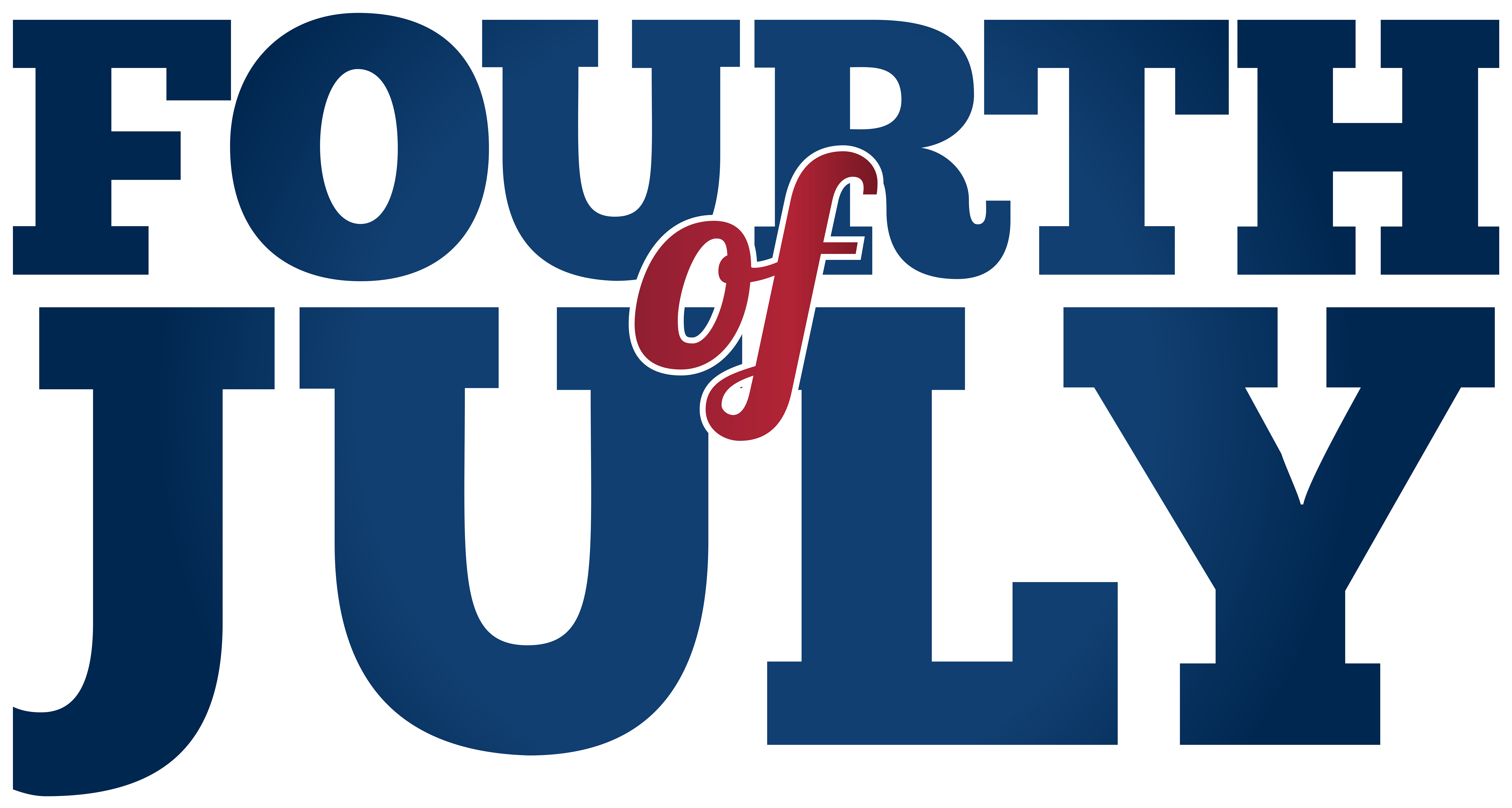 Happy 4th Of July Png (8000x4280), Png Download