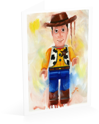 Woody Card - Painting (480x480), Png Download