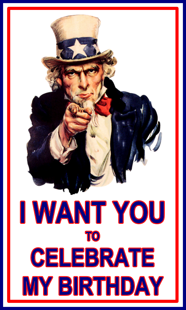 Uncle Sam Day Pictures Printable Templates And Pictures - Uncle Sam (600x1000), Png Download
