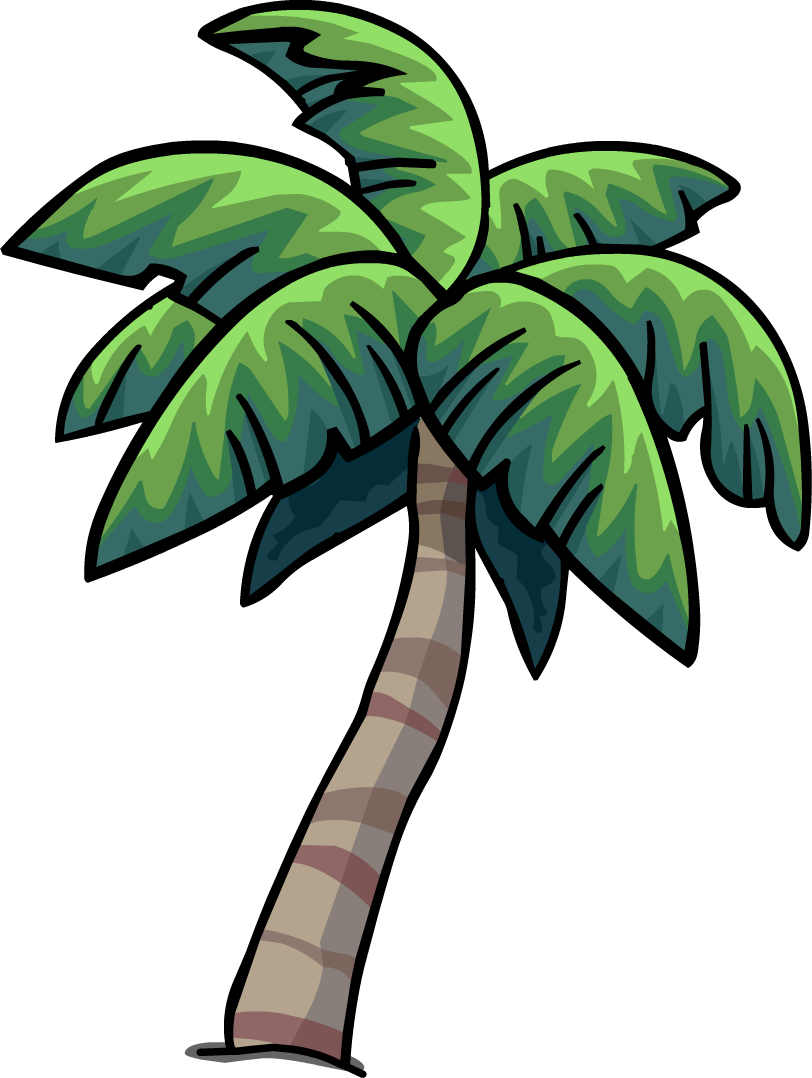 Trop Palm - Club Penguin (812x1078), Png Download