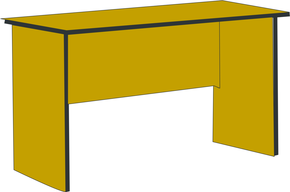 Desk Png - Desk Clipart (600x395), Png Download