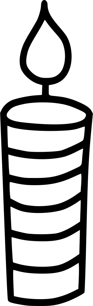 Candle Flame Wax Dinner Light Comments (300x980), Png Download