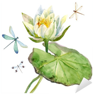 Lotus Watercolor (400x400), Png Download