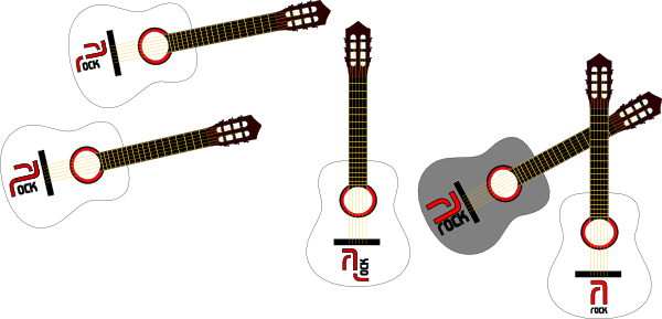 Argentina Clipart Guitar - Guitar (600x289), Png Download
