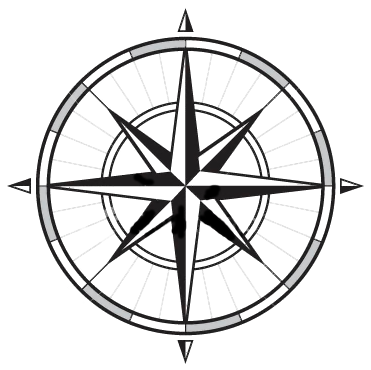 Free Icons Png - Compass Rose (380x380), Png Download
